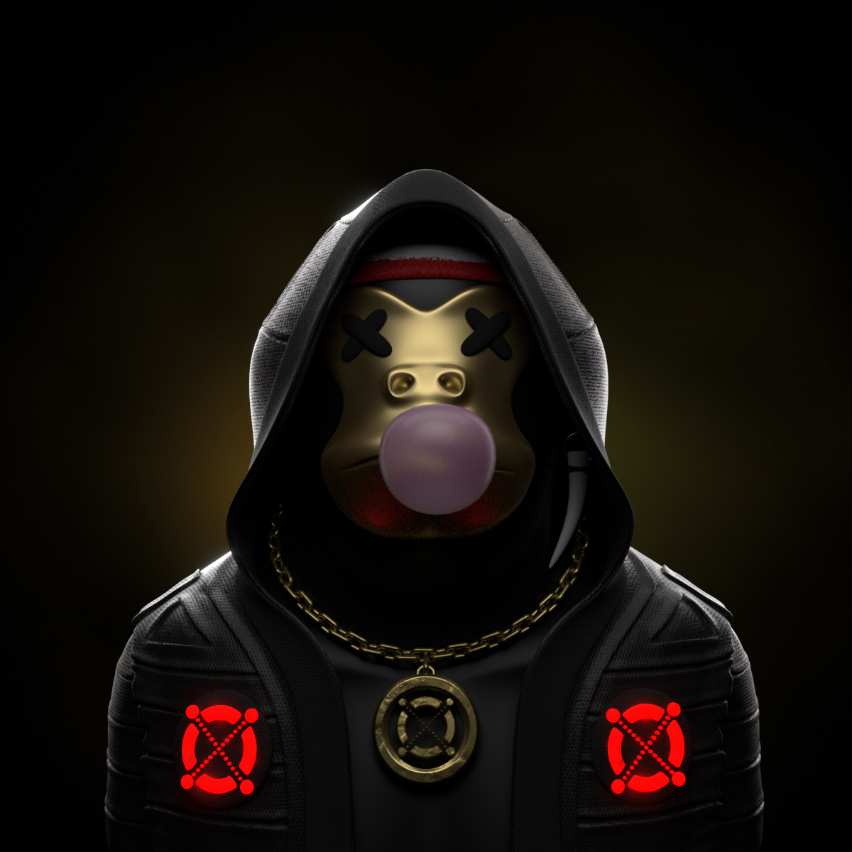 Hooded EAPES avatar from the MultiversX collection