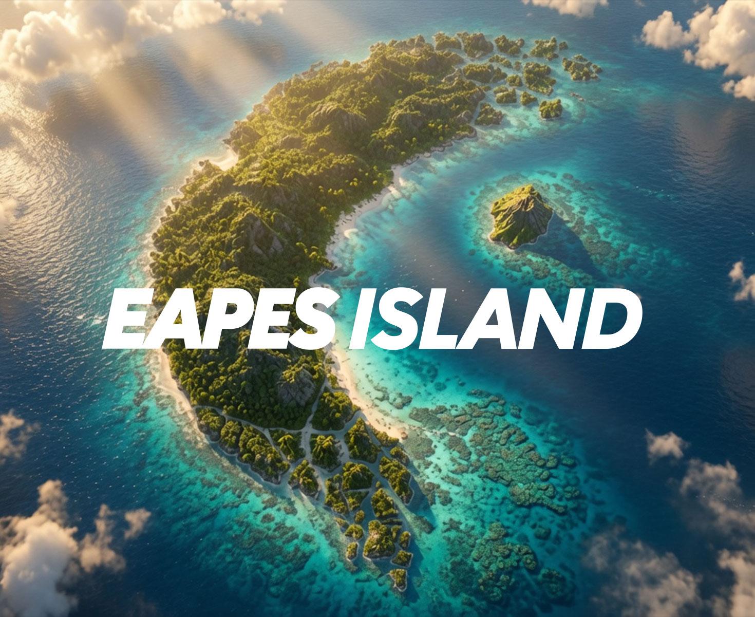 Aerial concept view of EAPES Island